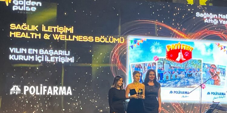 Polifarma, Patifest Projesiyle Golden Pulse Awards’ta Büyük Ödül Kazandı