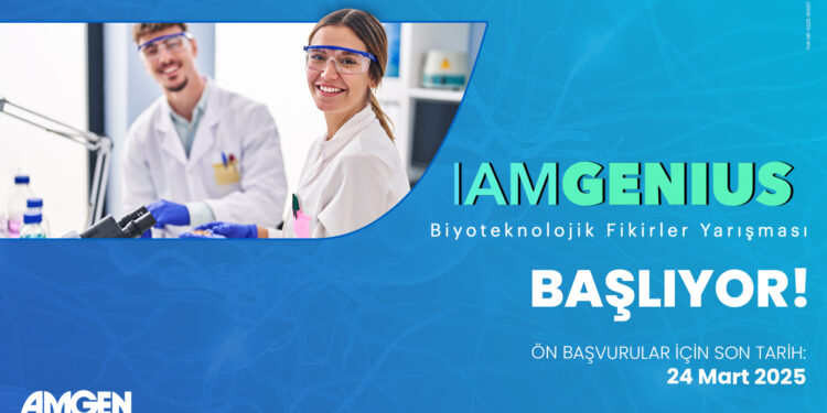 Amgen Türkiye is celebrating the 5th anniversary of the IamGenius Biotechnological Ideas Competition, an initiative designed to reward university and high school students for their innovative ideas in biotechnology. Applications for the competition opened on March 3 and will remain open until March 24. This year, participation is limited to university students only.